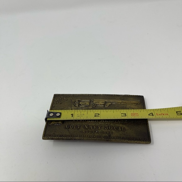 Vintage America's Pioneer Heritage Colt Army 36 Cal Belt Buckle - Picture 3 of 4